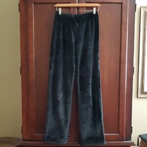 Soft & Cozy Black Plush Lounge Pants